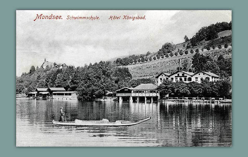 003_Mondsee.-Schwimmschule.-Hotel-Koenigsbad._-_F.-E.-Brandt-in-Gmunden.-1878-gelaufen-1906