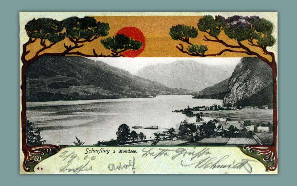 013_Scharfling-a-Mondsee.-Verlag-v.-Wuerthle-Sohn-Salzburg.-2607-b.-gelaufen-1900