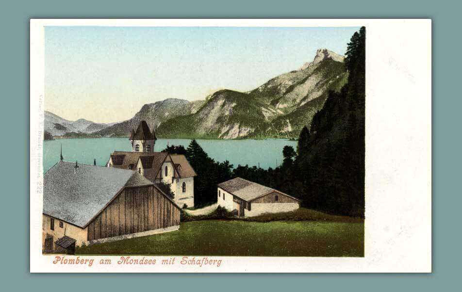 024_Plomberger-am-Mondsee-mit-dem-Schafberg-Verlag-von-F.-E.-Brandt-Gmunden-222