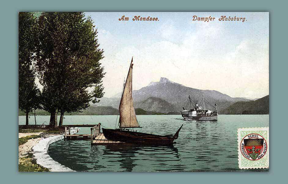 027_Am-Mondsee.-Dampfer-Habsburg._-_Postkarte-Weltprostverein