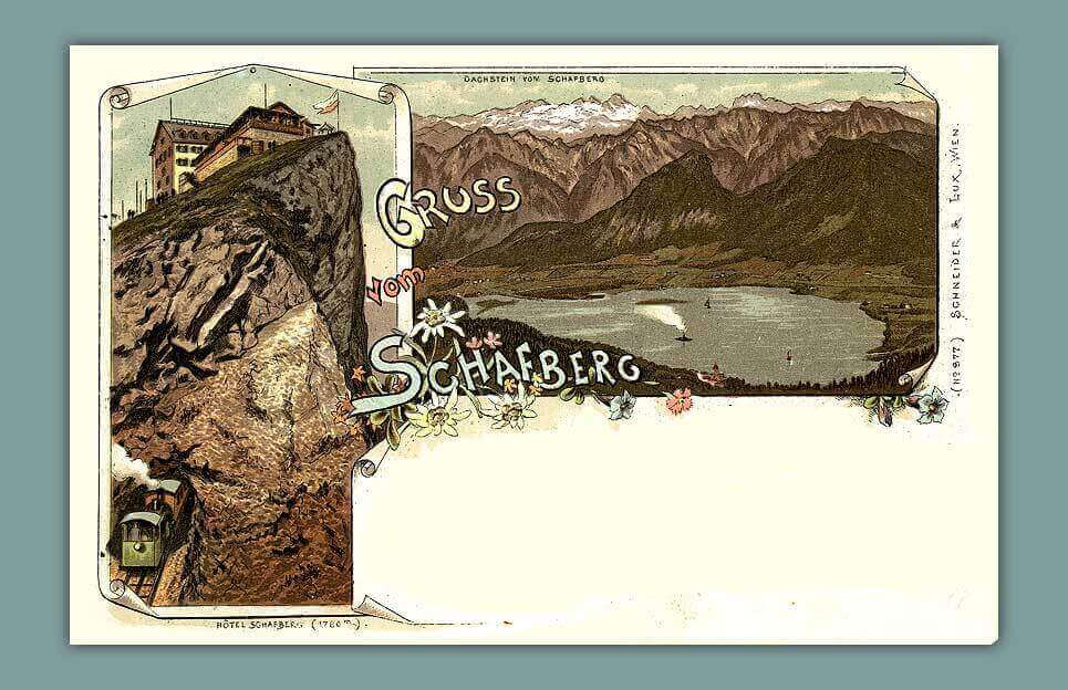 029_Gruss-vom-Schafberg-No.977-Schneider-Lux.-Wien.-gelaufen-1898