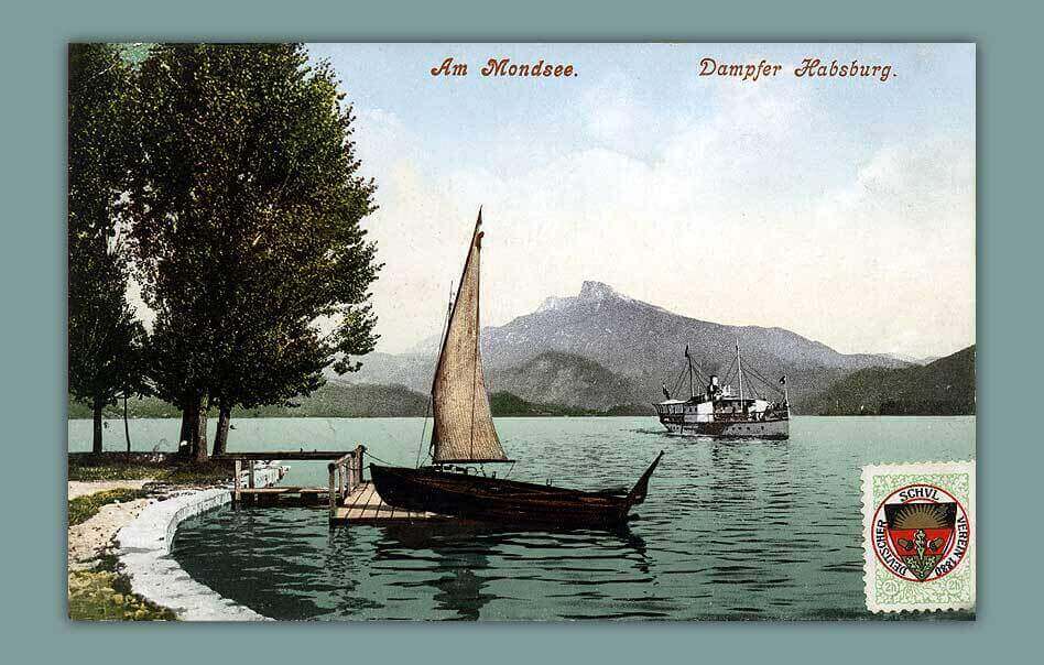 030_Mondsee.-Dampfer-Habsburg._-_1906-F.-E.-Brandt-in-Gmunden-Photchromiekarte.-567