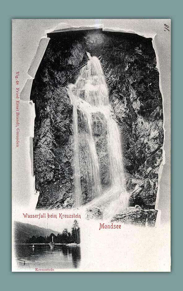 036_Wasserfall-beim-Kreuzstein-Mondsee-Vig.-48-Fried-Ernst-Brandt-Gmunden