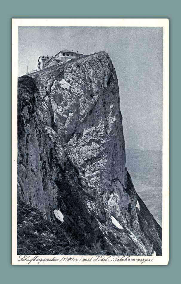 069_Schafbergspitze-1780-m.-mit-Hotel.-Salzkammergut.-Kupferdruckkarte-Nr.-3280.-Kunstanstalt-Karl-Jurischek-Salzburg.