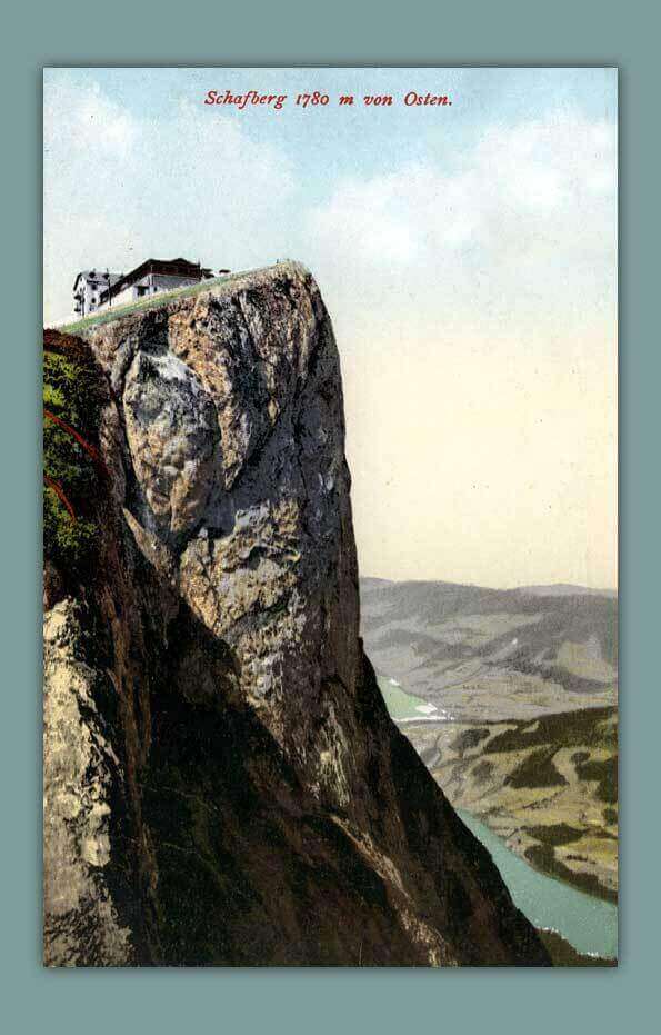 071_-Schafberg-1780-m-von-Osten.-1908.-F.-E.-Brandt-in-Gmunden-Photochromiekarte.-No.-221