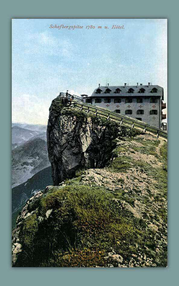 075_Schafbergspitze-1780-m-u.-Hotel.-1908-F.-E.-Brandt-in-Gmunden-Photochromiekarte.-No.-508