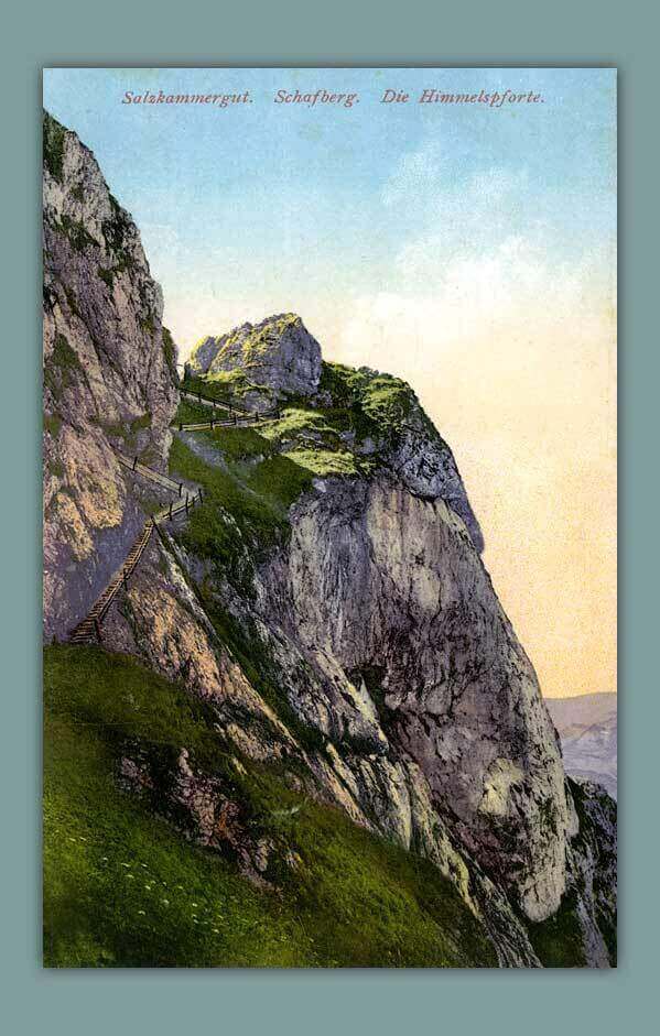 088_Salzkammergut.-Schafberg.-Die-Himmelspforte.-1907-F.-E.-Brandt-Gmunden-Photochromiekarte.-Nr.-528