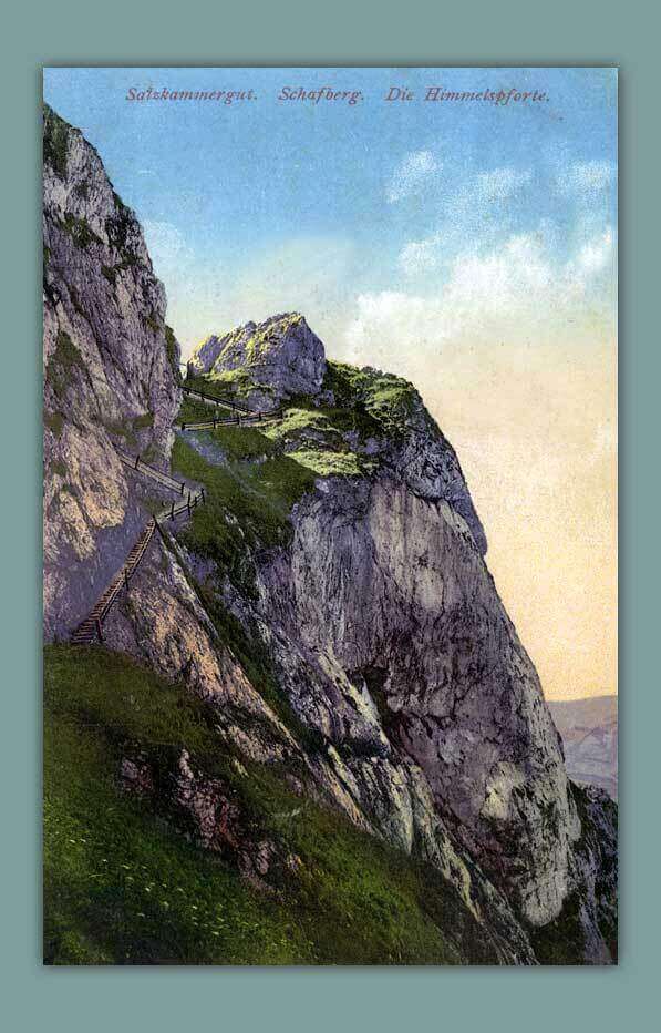 092_Salzkammergut.-Schafberg.-Die-Himmelspforte.-1907-F.-E.-Brandt-Gmunden-Photochromiekarte.-Nr.-528