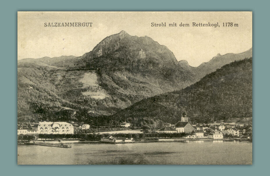 SALZKAMMERGUT-Strobl-mit-dem-Rettenkogl-1178-m