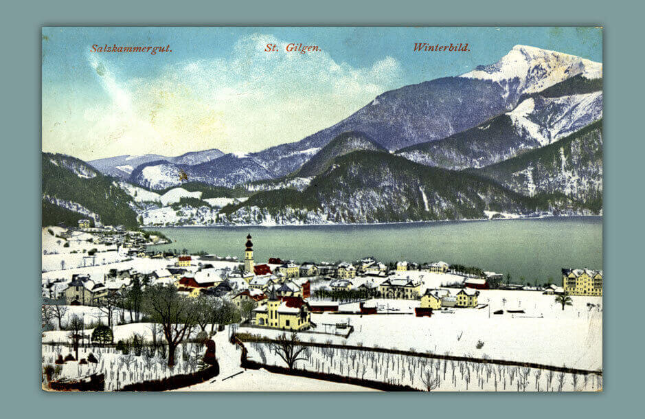 Salzkammergut-St.Gilgen-Winterbild