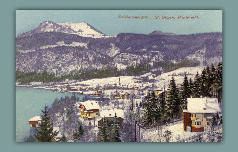 Salzkammergut.-St.-Gilgen.-Winterbild