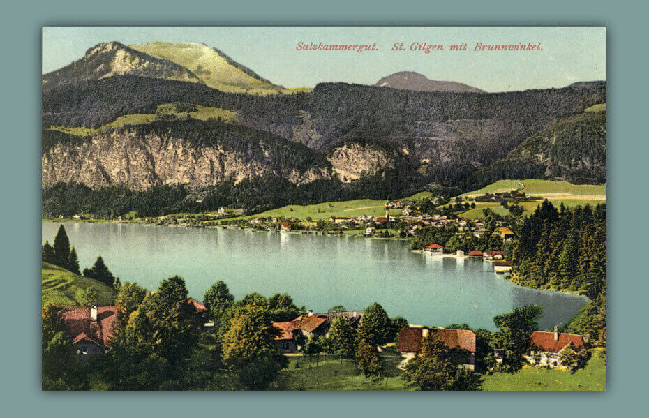 Salzkammergut.-St.Gilgen-mit-Brunnwinkel