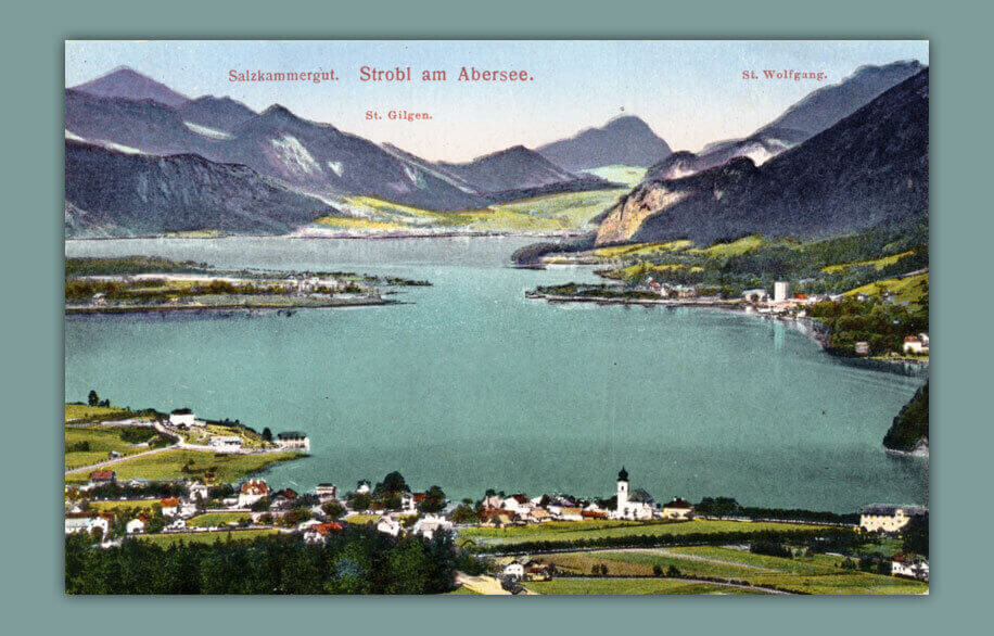 Salzkammergut.-Strobl-am-Abersee