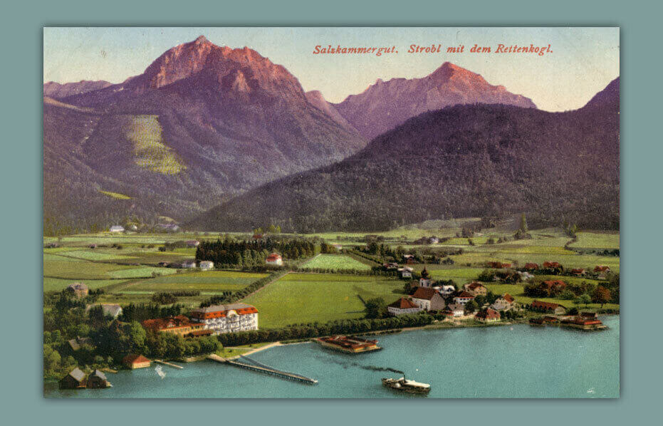 Salzkammergut.-Strobl-mit-dem-Rettenkogl