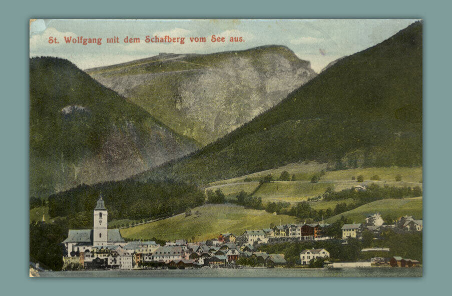 St.-Wolfgang-mit-dem-Schafberg-vom-See-aus.