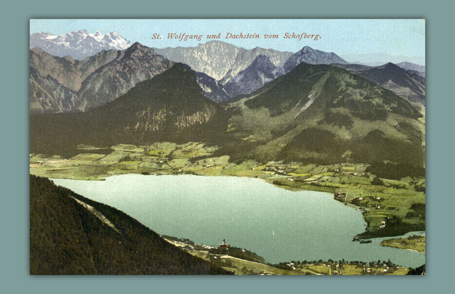 St.-Wolfgang-und-Dachstein-vom-Schafberg-