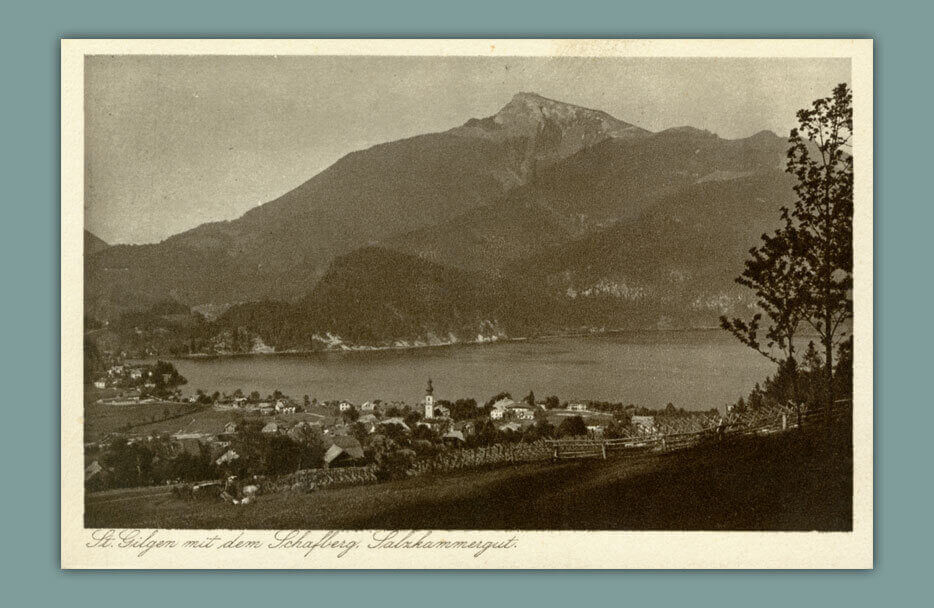 St.Gilgen-mit-dem-Schafberg-Salzkammergut