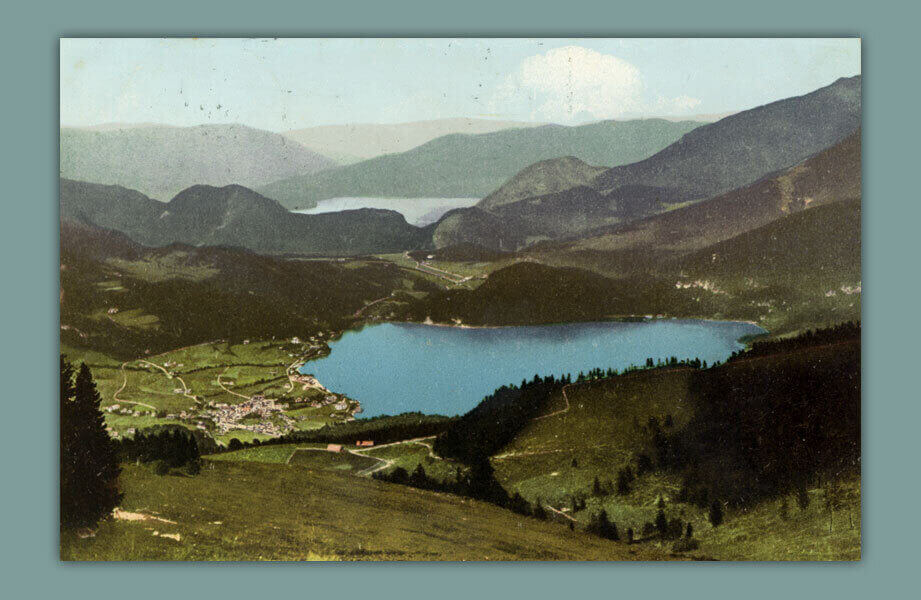 St.Gilgen-vom-Zwoelferhorn-aus-gesehen