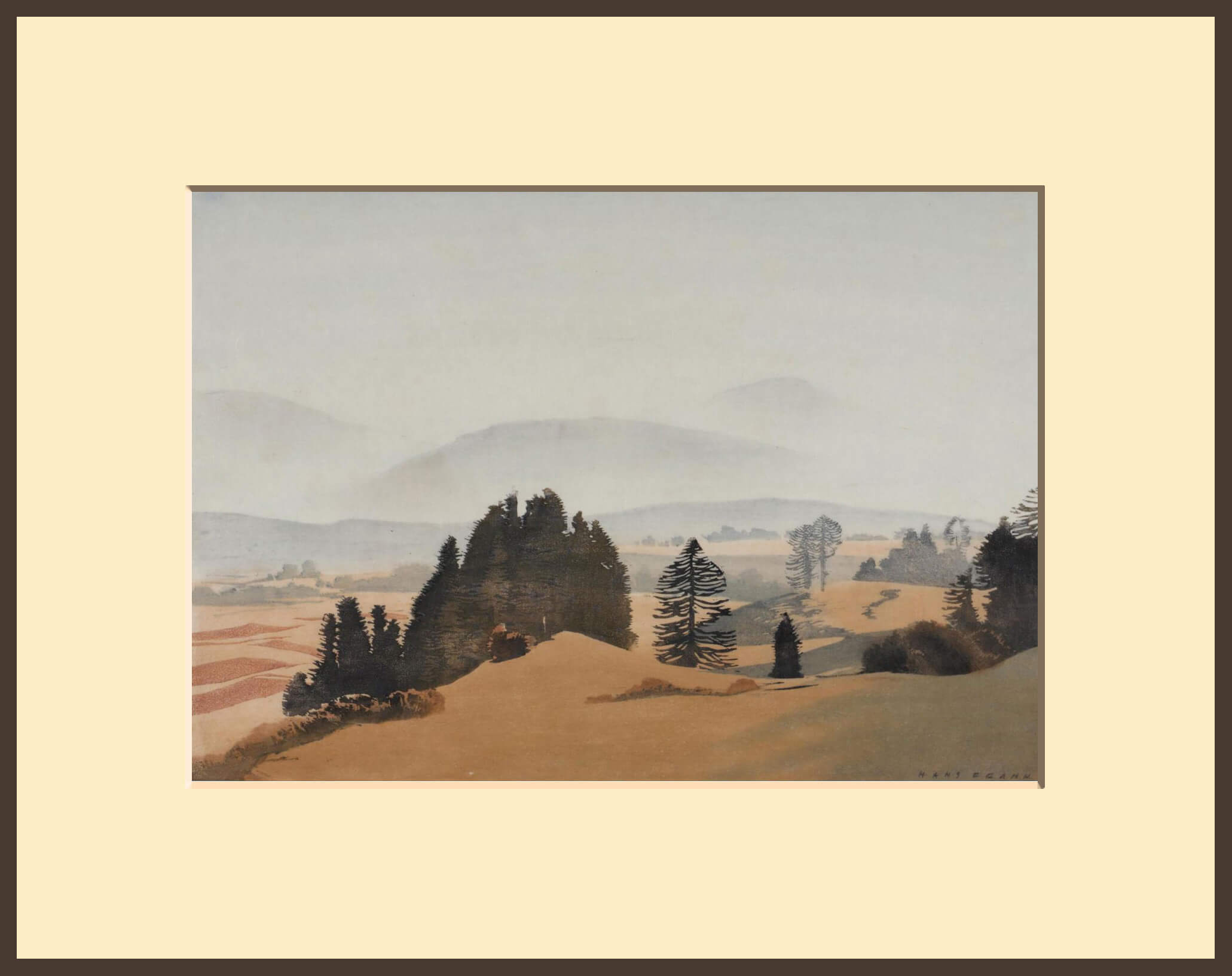 Frank Hans weite Landschaft 1923